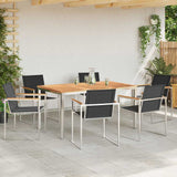 Garden Dining Set 7 pcs Solid Wood Teak