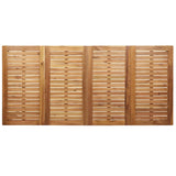 Garden Dining Set 5 pcs Solid Wood Teak