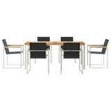 Garden Dining Set 7 pcs Solid Wood Teak