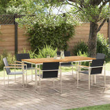 Garden Dining Set 7 pcs Solid Wood Teak
