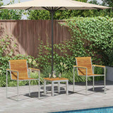Sun Lounger 3 pcs Brown 200 x 60 x 88cm Solid Acacia wood