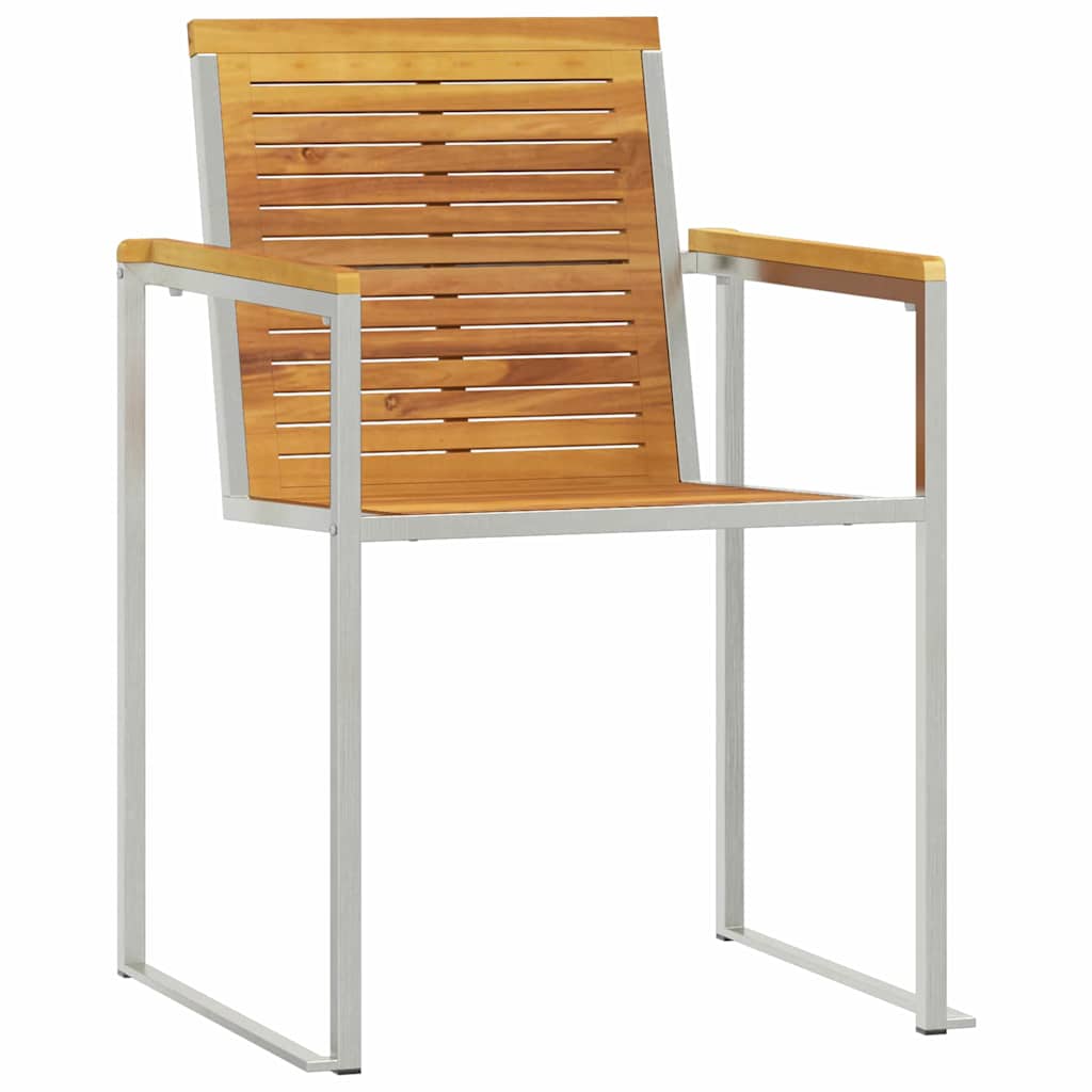 Sun Lounger 3 pcs Brown 200 x 60 x 88cm Solid Teak wood