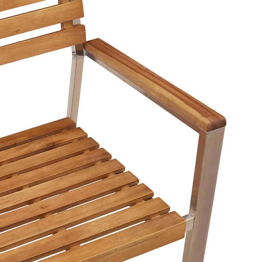 Garden Chair 6 pcs Brown 56 x 54.5 x 87cm Solid Acacia wood