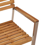 Garden Chair 6 pcs Brown 56 x 54.5 x 87cm Solid Acacia wood
