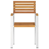 Garden Chair 6 pcs Brown 56 x 54.5 x 87cm Solid Acacia wood