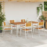 Garden Chair 6 pcs Brown 56 x 54.5 x 87cm Solid Acacia wood