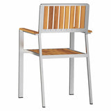 Garden Chair 8 pcs Brown 56 x 54.5 x 87cm Solid Teak wood