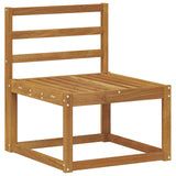 Outdoor Sofa Set 4 Piece Natural Solid Acacia Wood