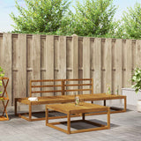 Outdoor Sofa Set 3 Piece Natural Solid Acacia Wood