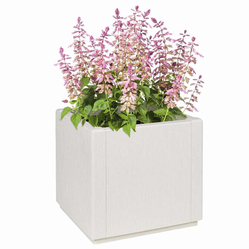Garden Planter White 36 x 36 x 35 cm Polypropylene