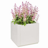 Garden Planter White 36 x 36 x 35 cm Polypropylene