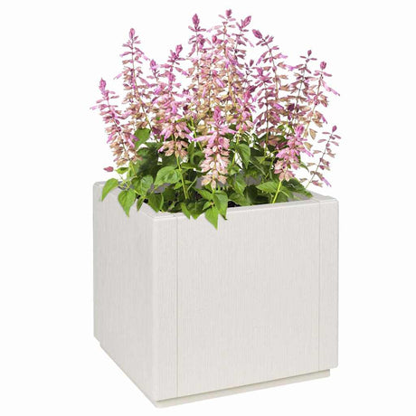 Garden Planter White 36 x 36 x 35 cm Polypropylene