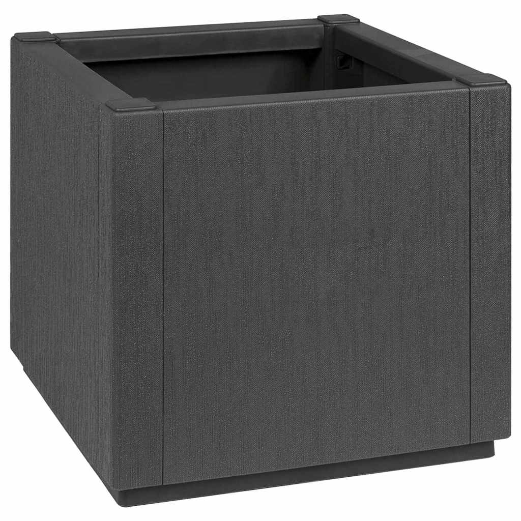 Garden Planter Anthracite 36 x 36 x 35 cm Polypropylene