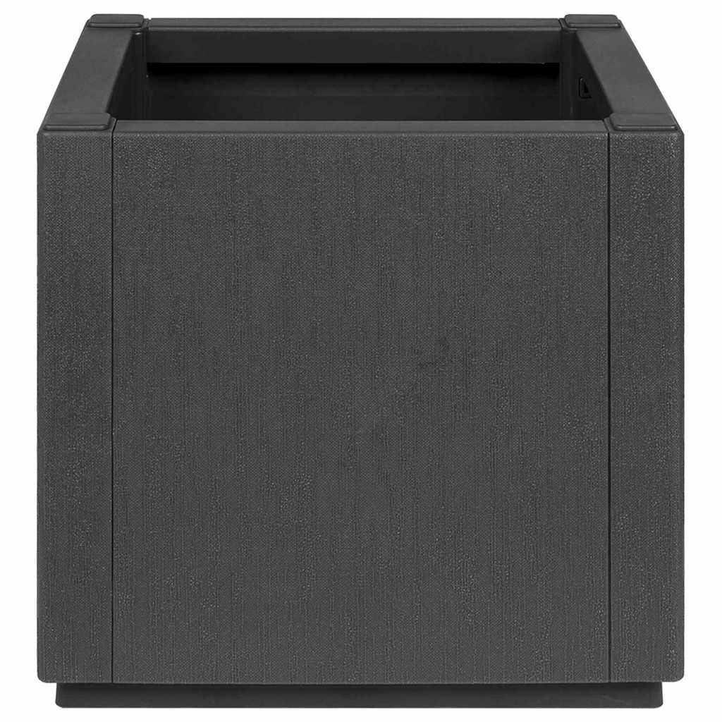 Garden Planter Anthracite 36 x 36 x 35 cm Polypropylene