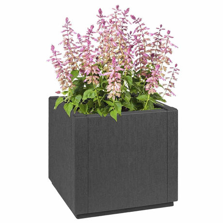 Garden Planter Anthracite 36 x 36 x 35 cm Polypropylene