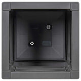 Garden Planter Anthracite 36 x 36 x 35 cm Polypropylene