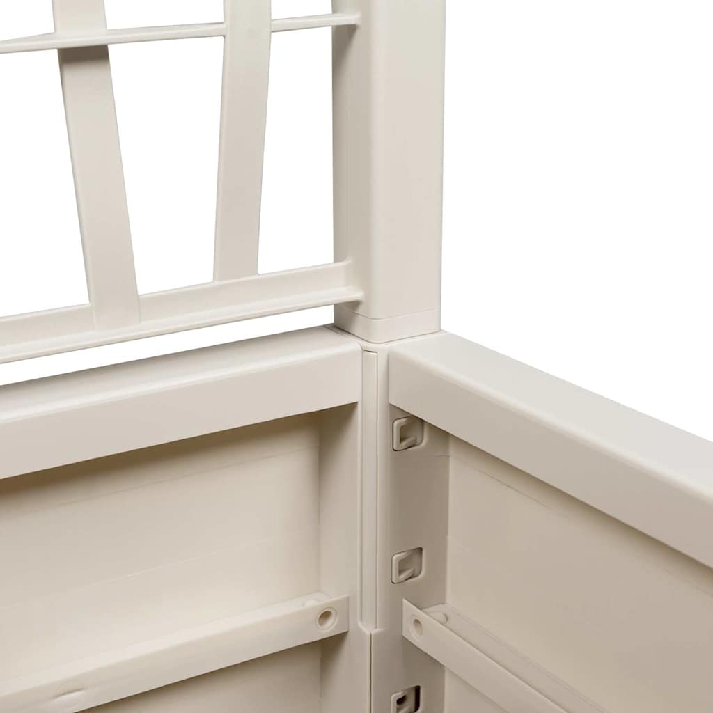 Garden Planter White 36 x 36 x 140 cm Polypropylene