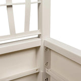 Garden Planter White 36 x 36 x 140 cm Polypropylene