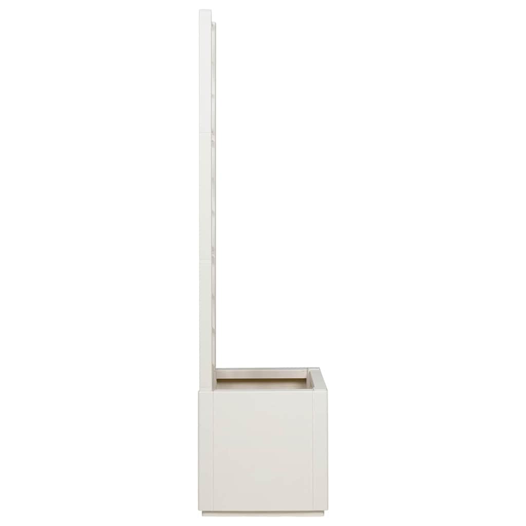 Garden Planter White 36 x 36 x 140 cm Polypropylene