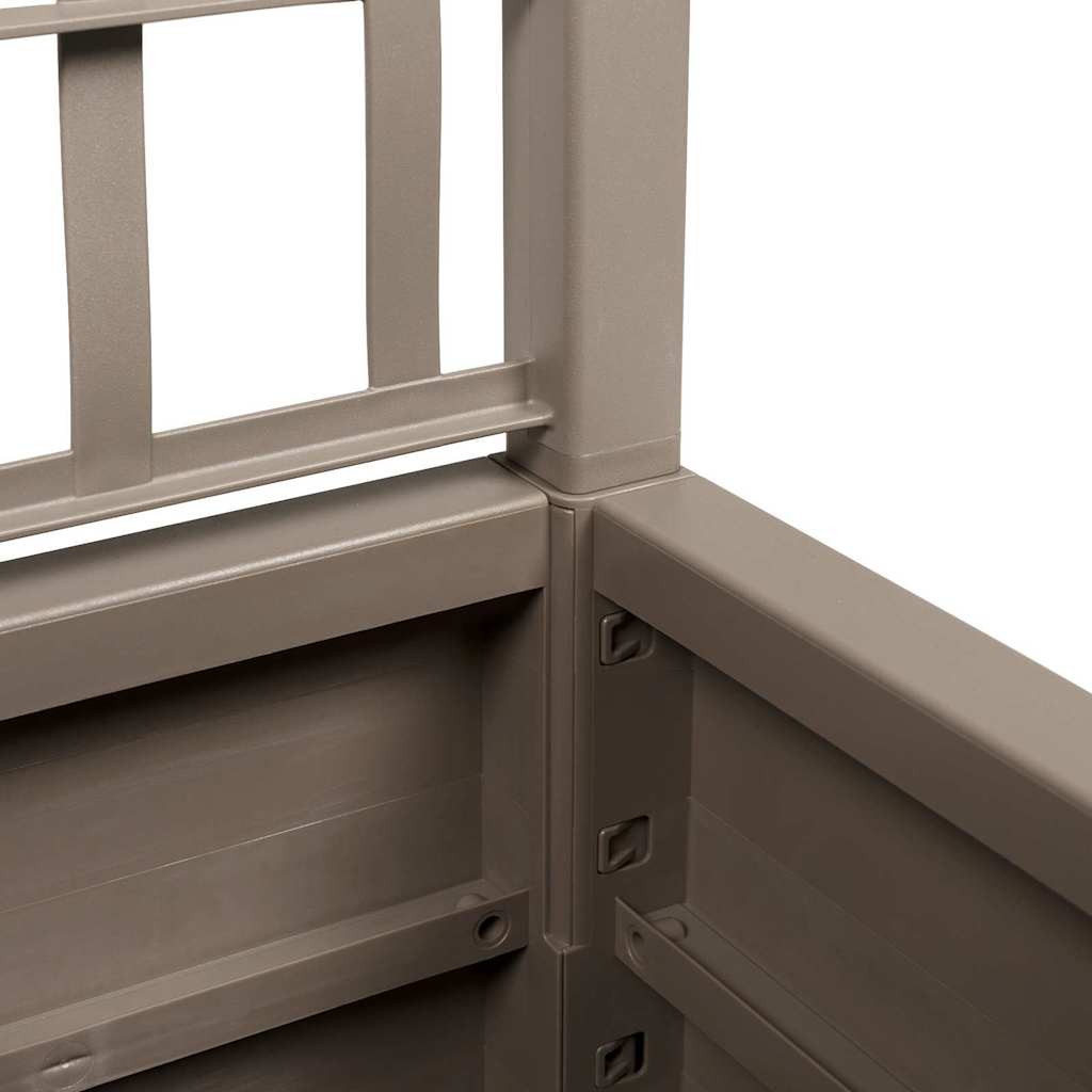 Garden Planter Grey 36 x 36 x 140 cm Polypropylene