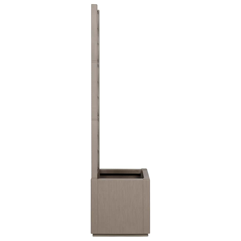 Garden Planter Grey 36 x 36 x 140 cm Polypropylene