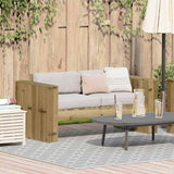 Garden Sofa Green 134 x 60 x 62 cm Impregnated pine wood