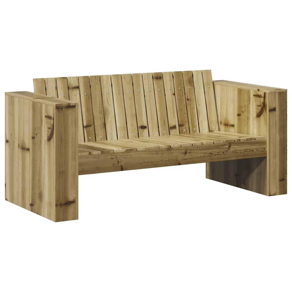 Garden Sofa Green 134 x 60 x 62 cm Impregnated pine wood