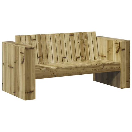 Garden Sofa Green 134 x 60 x 62 cm Impregnated pine wood