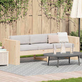Garden Sofa Brown 185.5 x 60 x 62 cm Solid pine wood