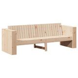 Garden Sofa Brown 185.5 x 60 x 62 cm Solid pine wood