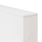 Garden Sofa White 185.5 x 60 x 62 cm Solid pine wood