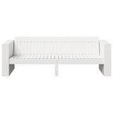 Garden Sofa White 185.5 x 60 x 62 cm Solid pine wood