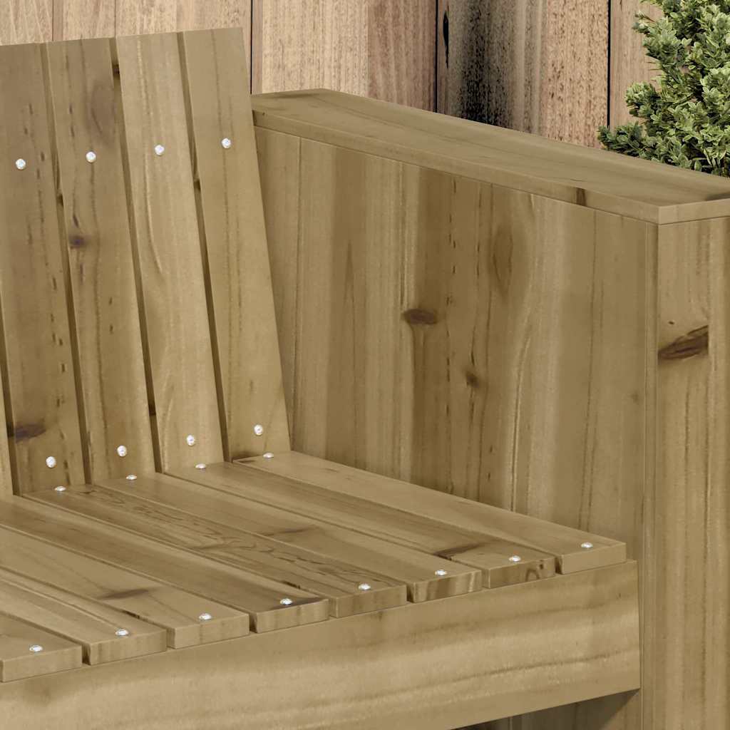 Garden Sofa Green 185.5 x 60 x 62 cm Impregnated pine wood