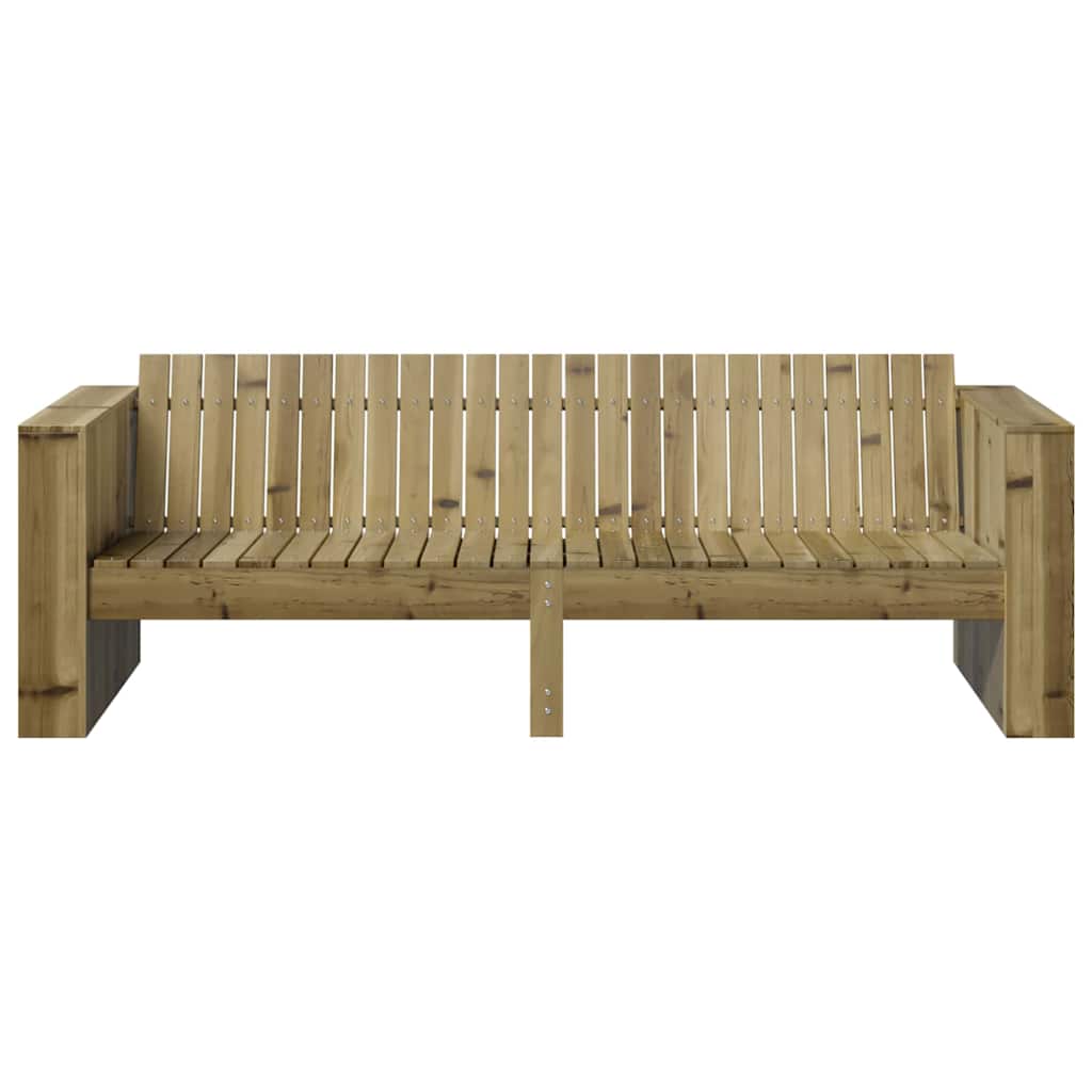 Garden Sofa Green 185.5 x 60 x 62 cm Impregnated pine wood