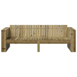 Garden Sofa Green 185.5 x 60 x 62 cm Impregnated pine wood