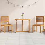 Garden Bistro Set 3 pcs Brown Solid acacia wood