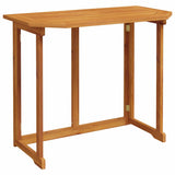 Garden Bistro Set 3 pcs Brown Solid acacia wood