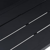 Outdoor Furniture Black Aluminium