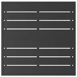 Outdoor Furniture Black Aluminium