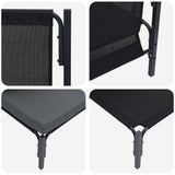 Outdoor Furniture with Cushion with Pillow Anthracite Steel