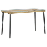 Garden Table Natural 80 x 40 x 45.5 cm Poly rattan