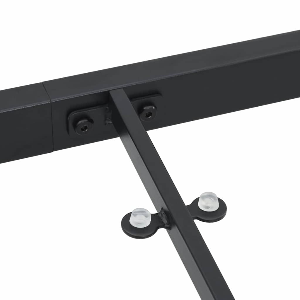Garden Table Black 160 x 80 x 73 cm Solid Teak wood