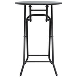 Garden Table Folding Anthracite 50 x 50 x 72 cm Steel