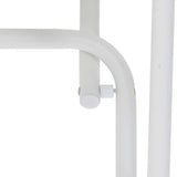 Garden Table Folding White 50 x 50 x 72 cm Steel