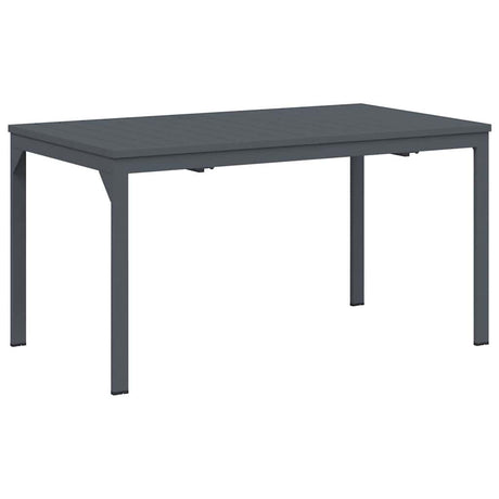 Extension Table Anthracite 180 x 80 x 76 cm Steel