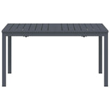 Extension Table Anthracite 180 x 80 x 76 cm Steel