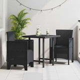 Garden Chair 2 pcs Anthracite 53 x 49 x 85 cm PP