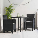 Garden Chair 2 pcs Anthracite 53 x 49 x 85 cm PP