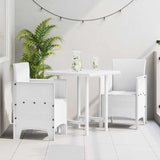 Garden Chair 2 pcs White 53 x 49 x 85 cm PP