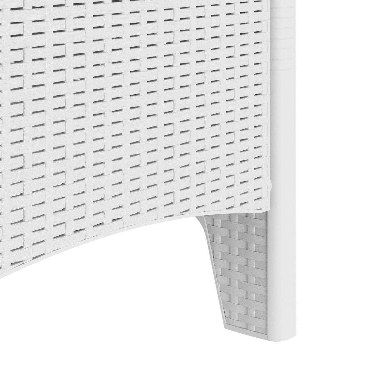 Garden Chair 2 pcs White 53 x 49 x 85 cm Polypropylene